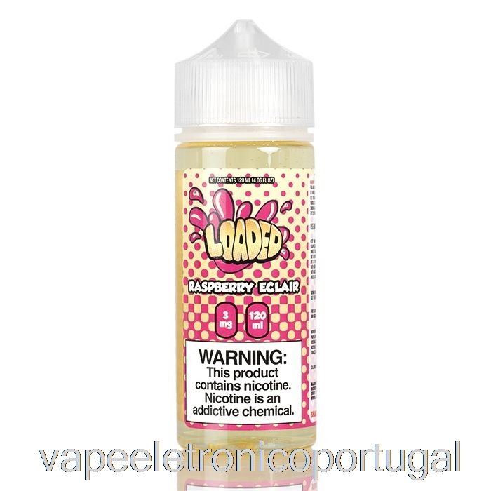 Vape Eletrônico Eclair De Framboesa - E-líquido Carregado - Vapores Implacáveis ​​- 120ml 3mg